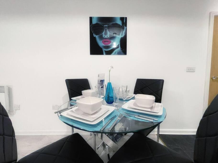 Cityfront Modern Apt Near City Centre/Etihad, Free Parking Manchester Exterior foto